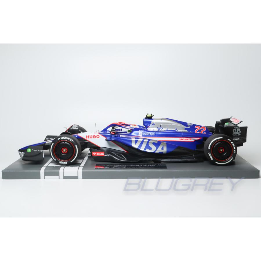 ミニチャンプス 1/18 ビザ キャッシュアップ RB F1 VCARB 01 #22 角田
