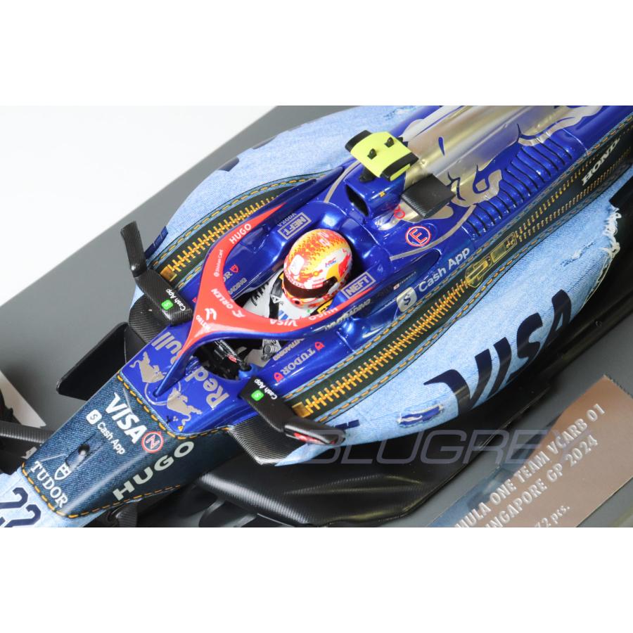 ミニチャンプス 1/18 ビザ キャッシュアップ RB F1 VCARB 01 #22 角田