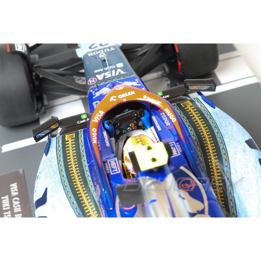 ミニチャンプス 1/18 ビザ キャッシュアップ RB F1 VCARB 01 #22 角田