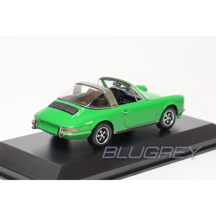 ミニチャンプス 1/43 ポルシェ 911 タルガ 1972 グリーン MINICHAMPS