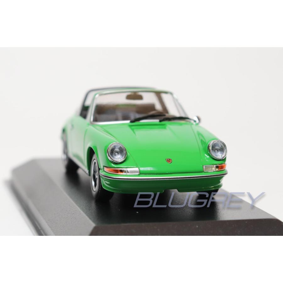 ミニチャンプス 1/43 ポルシェ 911 タルガ 1972 グリーン MINICHAMPS