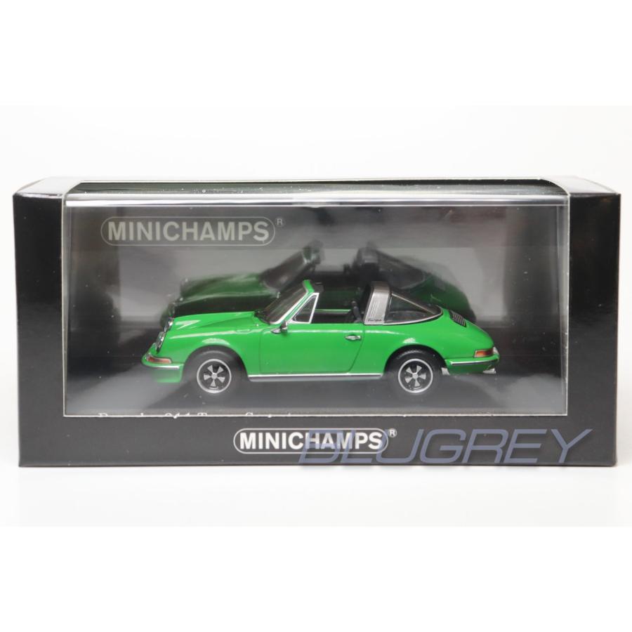 ミニチャンプス 1/43 ポルシェ 911 タルガ 1972 グリーン MINICHAMPS