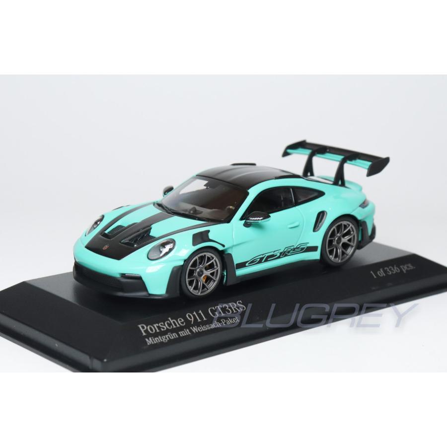 1/43 特注 ミニチャンプス ポルシェ 911(992) GT3 グリーン MINICHAMPS
