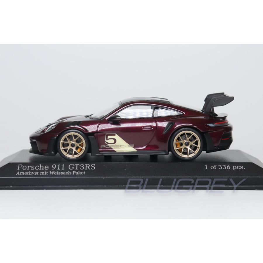 ミニチャンプス 1/43 ポルシェ 911 (992) GT3 RS 2023 パープル