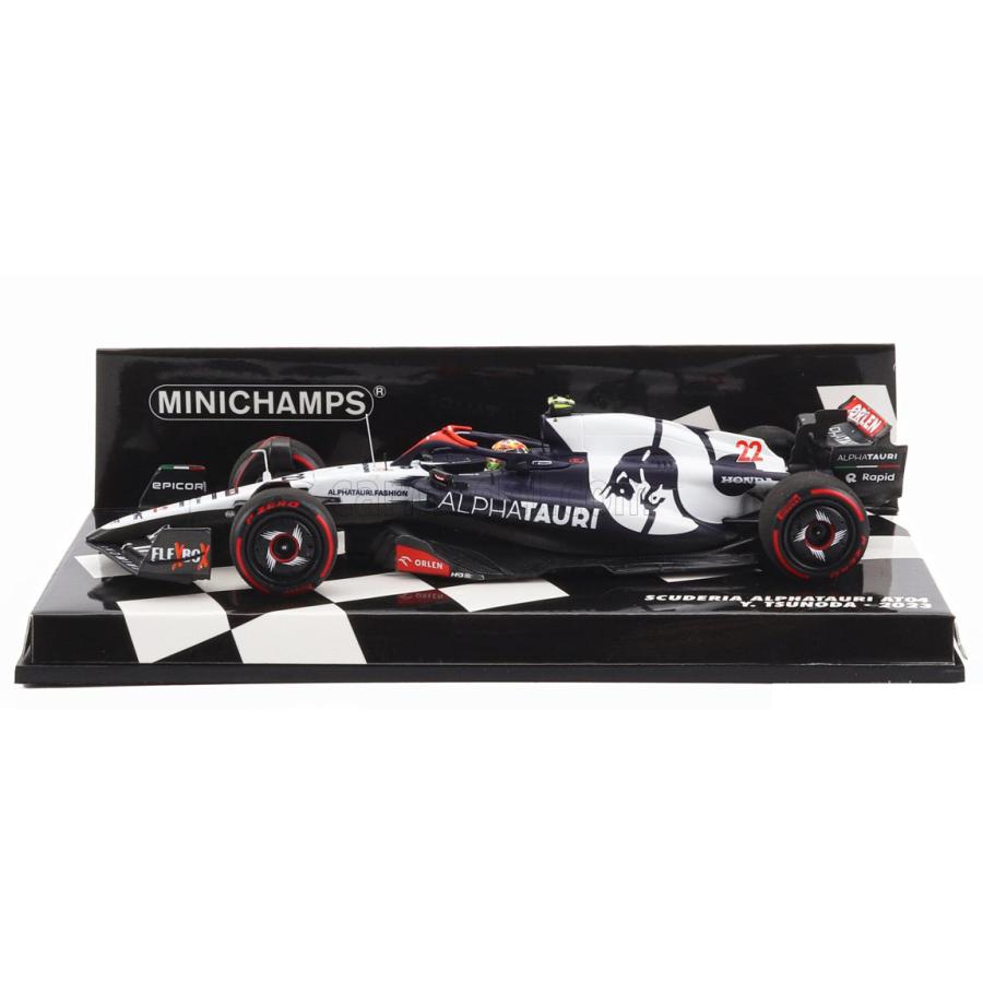 ミニチャンプス 1/43 アルファタウリ HONDA F1 AT04 #22 角田裕 ミニチャンプス 1/43 アルファタウリ HONDA F1 AT04 #22 角田裕