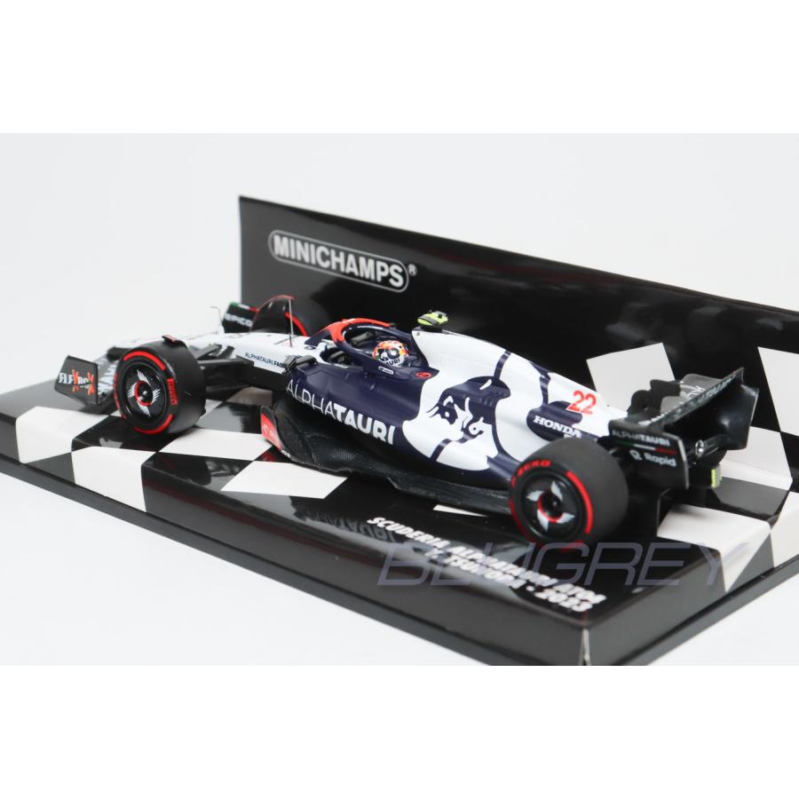 ミニチャンプス 1/43 アルファタウリ HONDA F1 AT04 #22 角田裕 ミニチャンプス 1/43 アルファタウリ HONDA F1 AT04 #22 角田裕