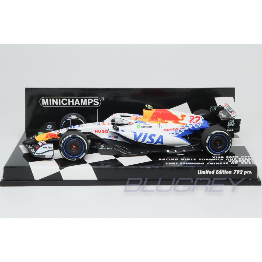 ミニチャンプス 1/43 ビザ キャッシュ RB F1チーム VCARB 02 #22 角田