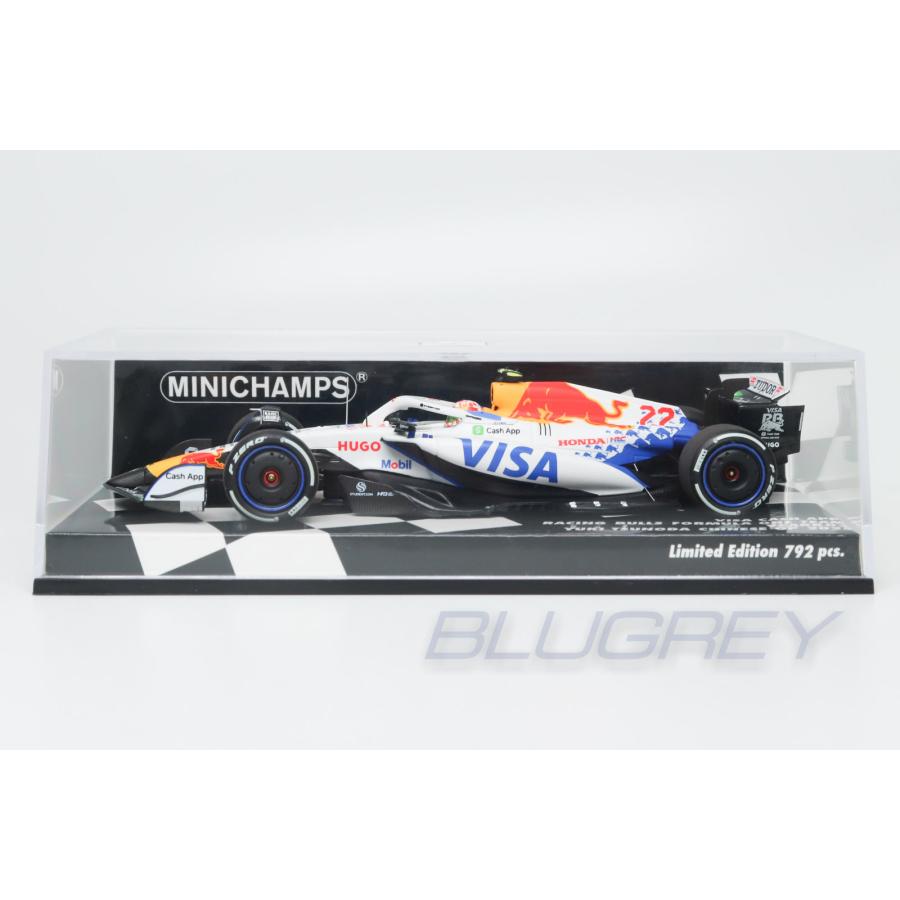 ミニチャンプス 1/43 ビザ キャッシュ RB F1チーム VCARB 02 #22 角田