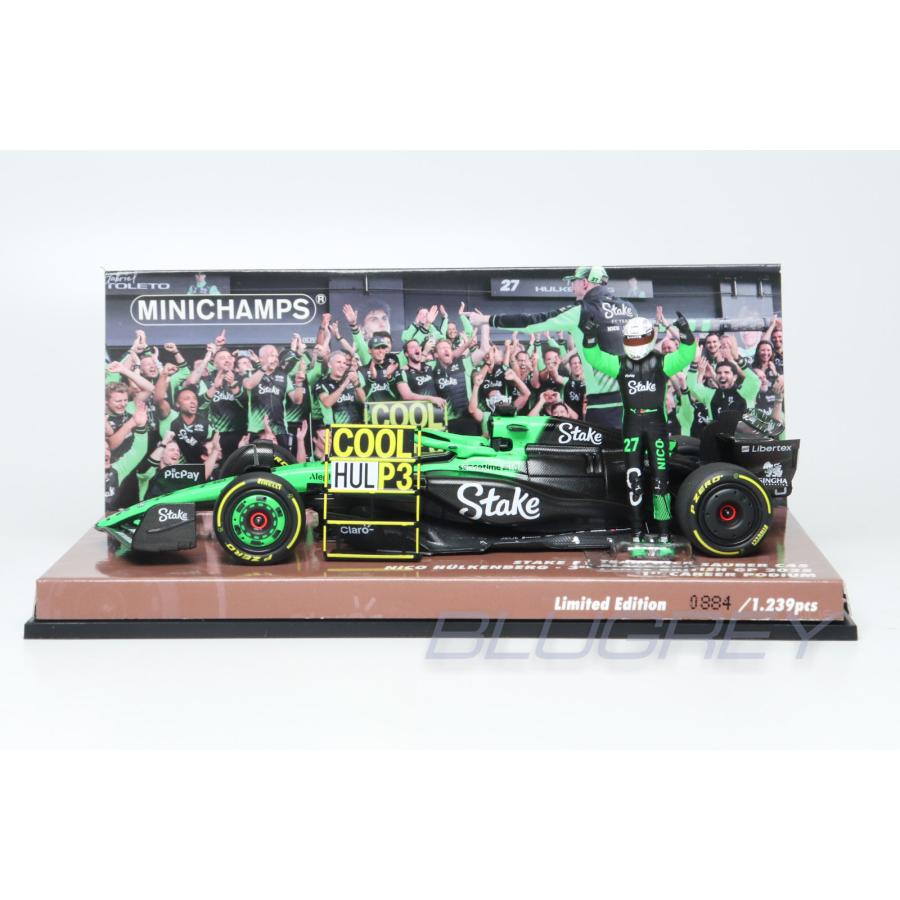 ミニチャンプス 1/43 ザウバー F1 C45 イギリスGP 2025 #27 ニコ