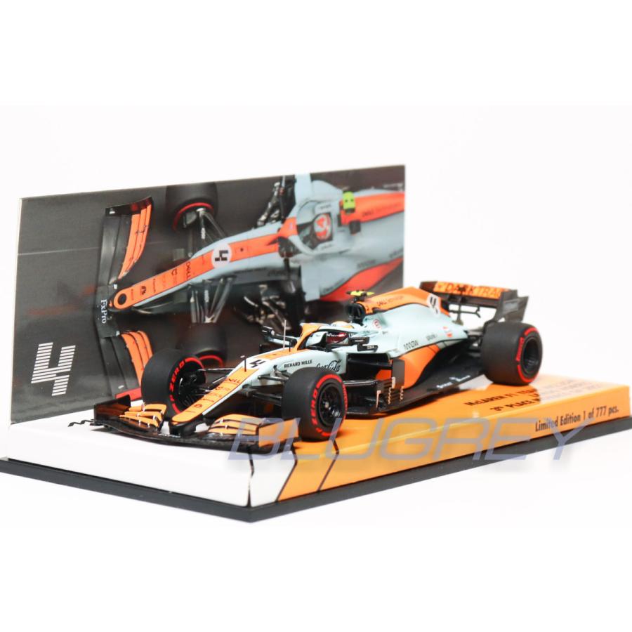 芸能人愛用 ミニチャンプス1 43マクラーレンMCL35M L.ノリス 2019年