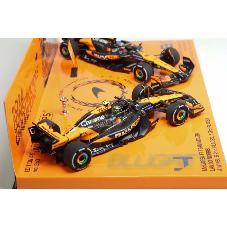 ミニチャンプス 1/43 マクラーレン F1 チーム MCL38 ノリス/ピアストリ