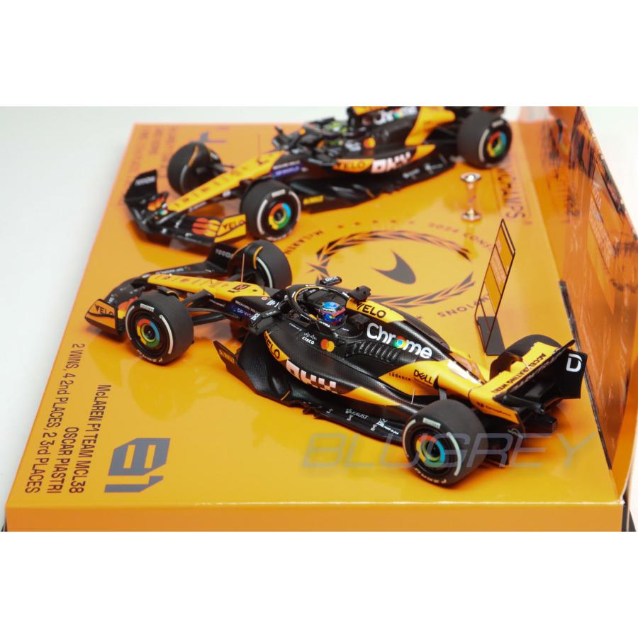 ミニチャンプス 1/43 マクラーレン F1 チーム MCL38 ノリス/ピアストリ