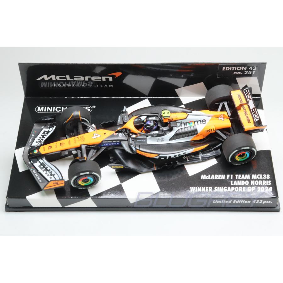 ミニチャンプス 1/43 マクラーレン F1チーム MCL38 ランド・ノリス