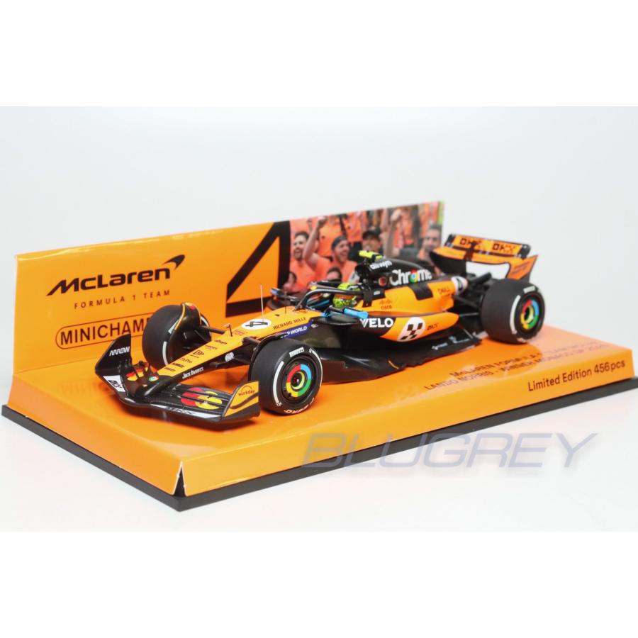 ミニチャンプス 1/43 マクラーレン F1 MCL39 #4 ランド・ノリス モナコ