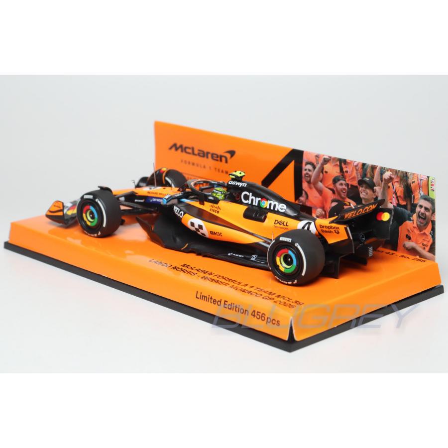 ミニチャンプス 1/43 マクラーレン 3台セット ミニチャンプス 1/43 マクラーレン MCL39 No.4 2025 F1 モナコGP