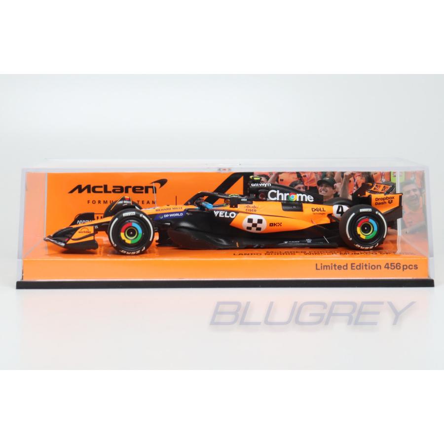 ミニチャンプス 1/43 マクラーレン F1 MCL39 #4 ランド・ノリス モナコ