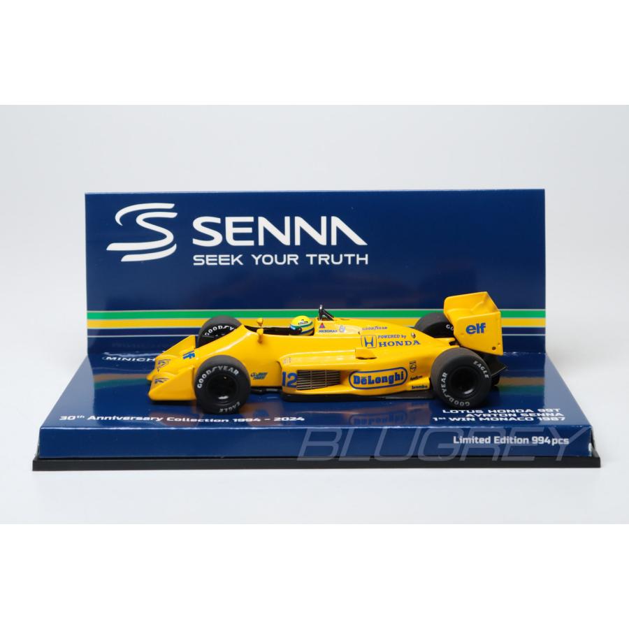 【LANG】ロータス・ホンダ99T アイルトン・セナ（1/43） 1/43スケール ロータス ホンダ 99T アイルトン セナ 1987 モナコ