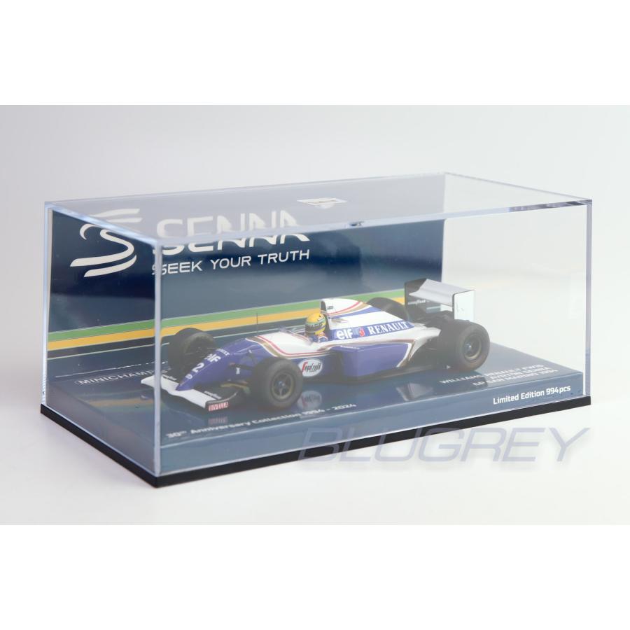 ミニチャンプス 1/43 ウィリアムズ ルノー FW16 アイルトン