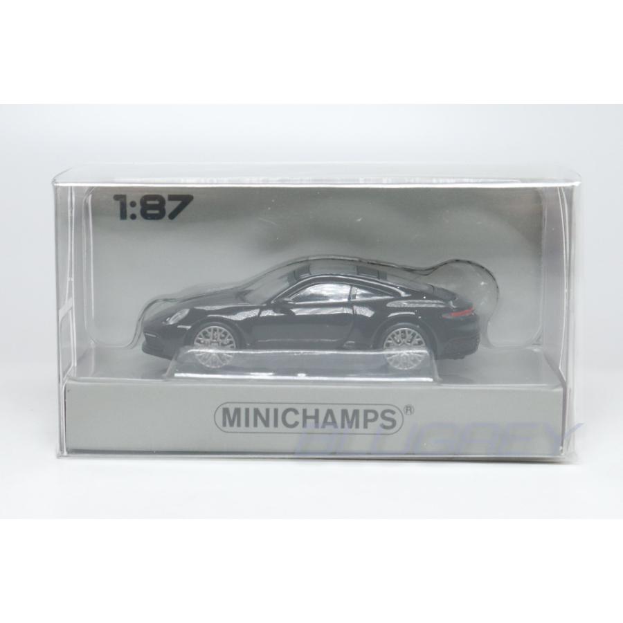 ミニチャンプス 1/87 ポルシェ 911 (992) カレラ 4S 2019 ブラック