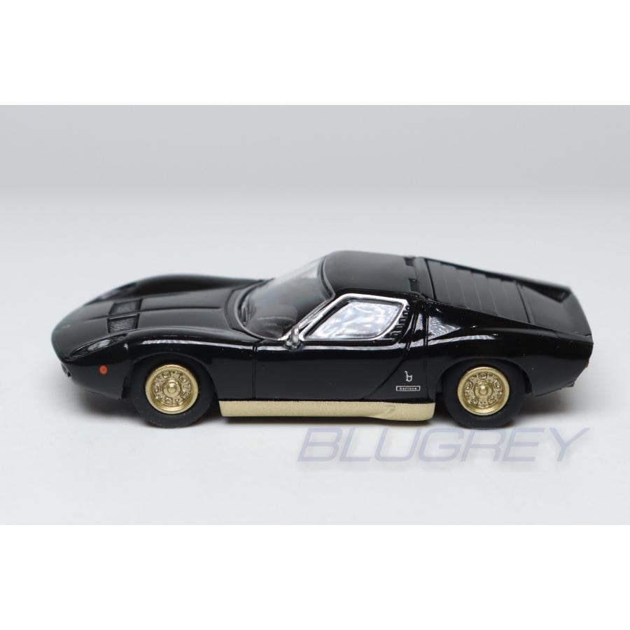ミニチャンプス 1/87 ランボルギーニ ミウラ 1966 ブラック