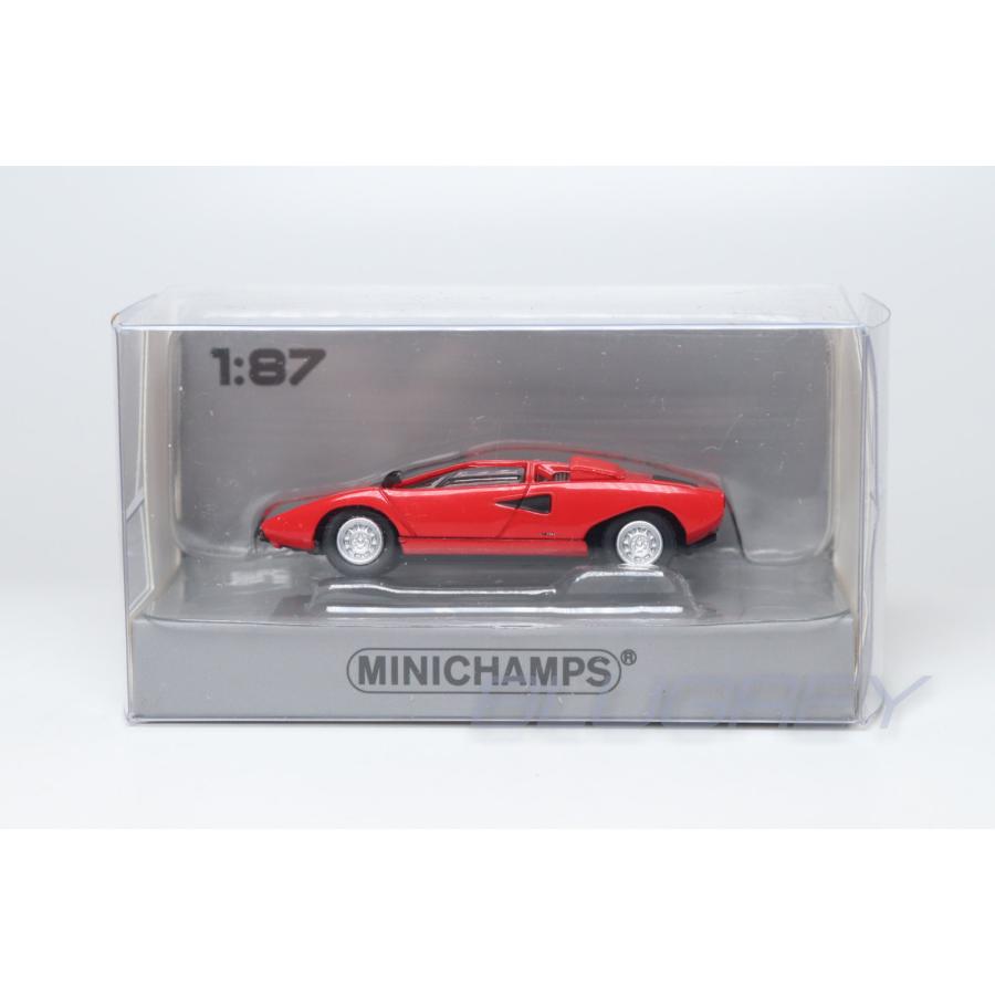 ミニチャンプス 1/87 ランボルギーニ カウンタック LP400 1974