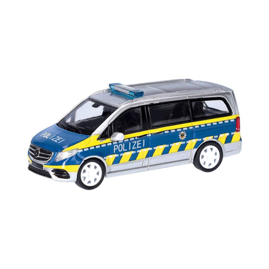 herpa 1/87 ドイツ警察車両ミニカー 3台セット マイクロシティ Micro City 1/87 メルセデスベンツ Vクラス ドイツ警察