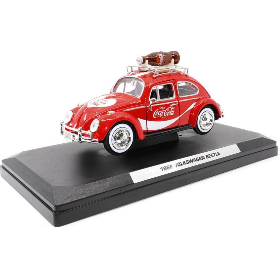 MOTOR CITY 1/24 コカ・コーラ フォルクスワーゲン ビートル ラック付き COCA-COLA VW Beetle ミニカー｜blugrey｜05