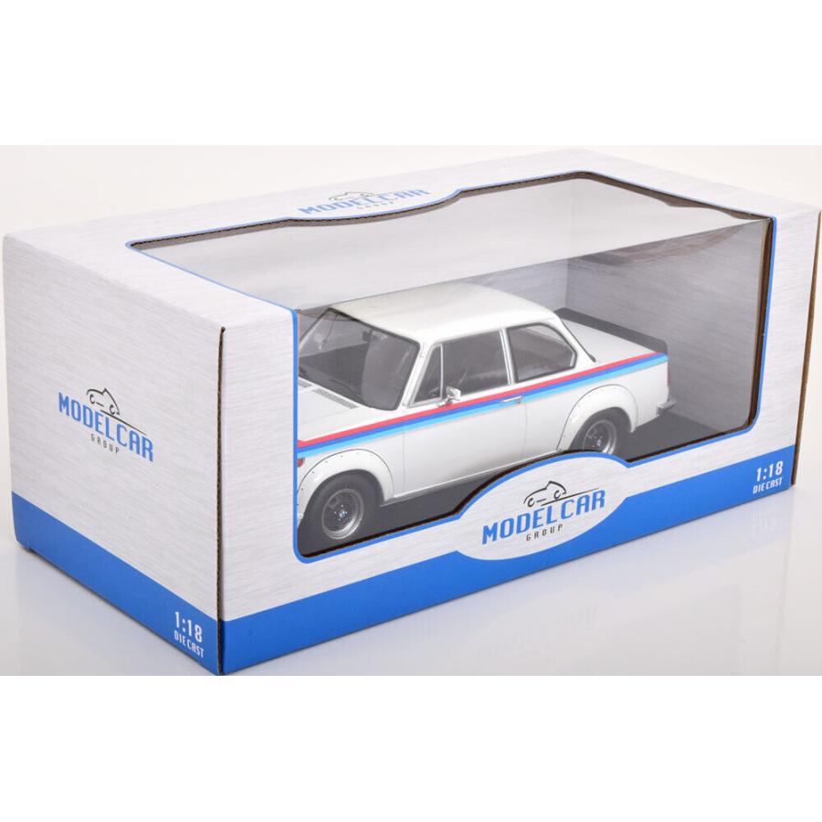 MCG 1/18 BMW 2002 Turbo 1973 ホワイト ミニカー : BLUGREY MCG 1/18 BMW 2002 Turbo 1973 ホワイト ミニカー : BLUGREY