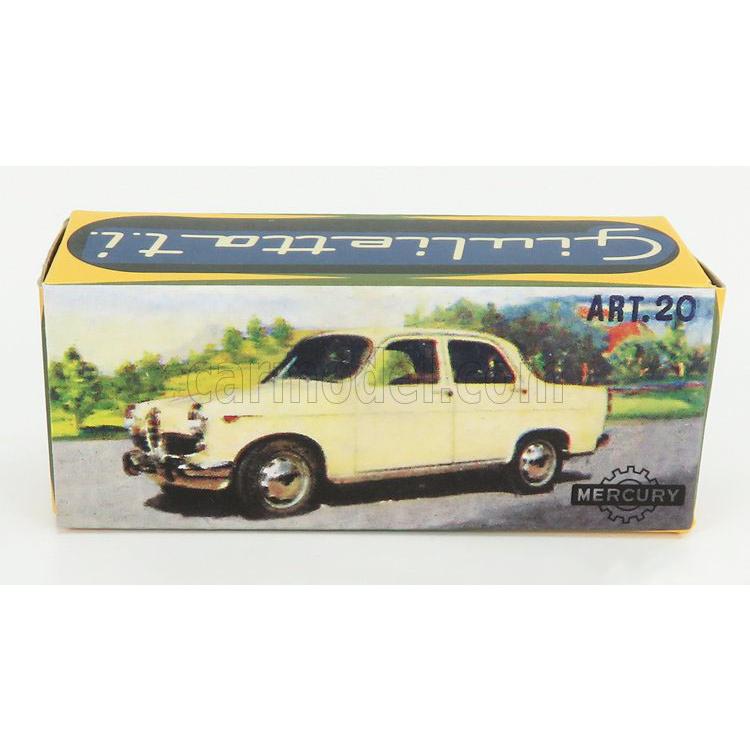 マーキュリー 1/48 アルファロメオ ジュリエッタ TI ホワイト ALFA ROMEO GIULIETTA アシェット MERCURY 復刻版｜blugrey｜06