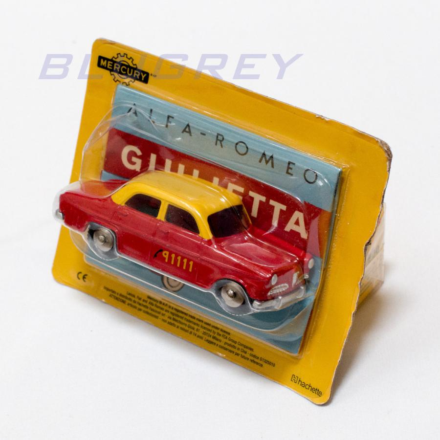 マーキュリー 1/48 アルファロメオ ジュリエッタ タクシー ALFA ROMEO GIULIETTA TAXI アシェット HACHETTE 復刻版 ◇MYar91111｜blugrey｜04