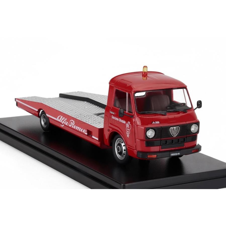 MITICA1/43 アルファロメオA12 カロ アトレッツィ 1977 レッド MITICA 1/43 アルファロメオ A12 (F12) トウトラック 積載車 1977