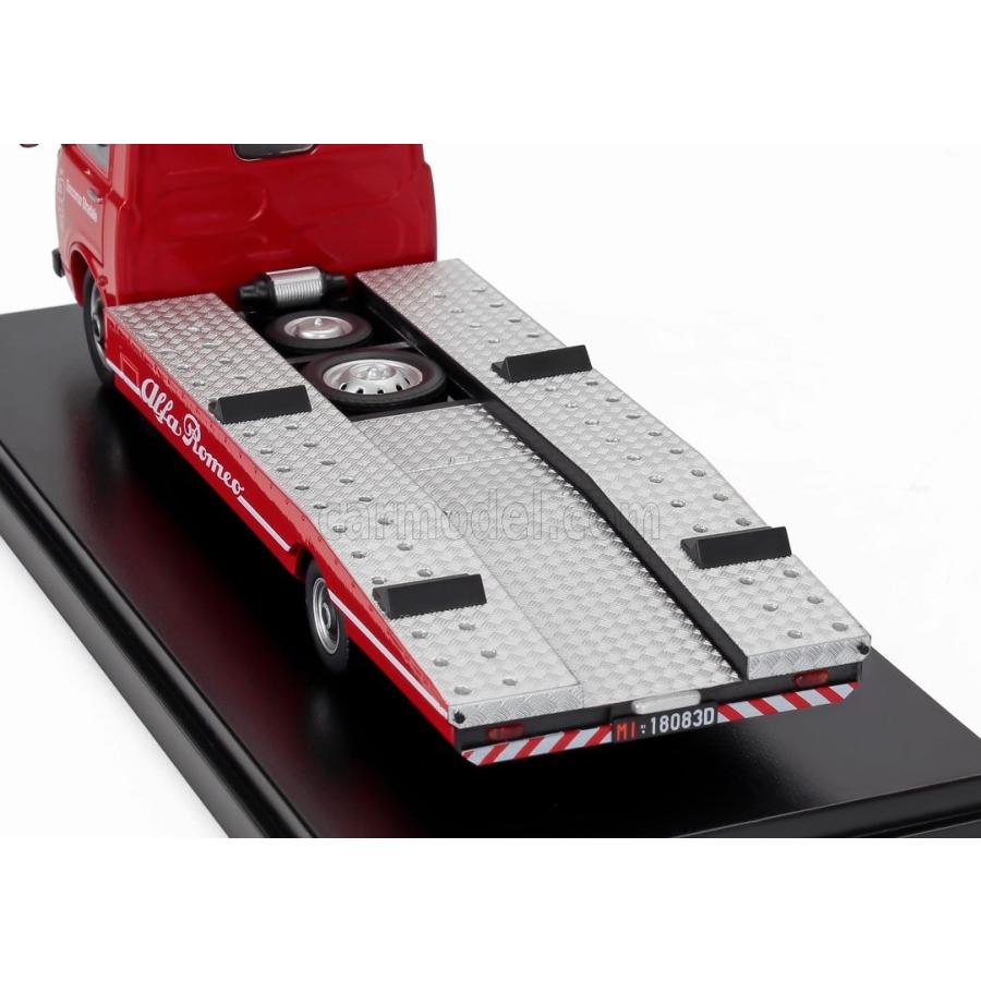 MITICA1/43 アルファロメオA12 カロ アトレッツィ 1977 レッド MITICA 1/43 アルファロメオ A12 (F12) トウトラック 積載車 1977