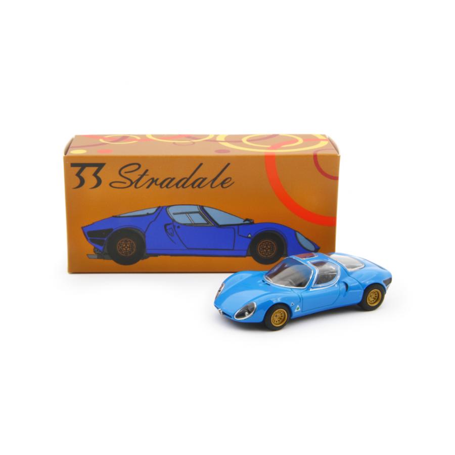LAUDORACING 1/64 アルファロメオ 33 ストラダーレ 1967 ブルー