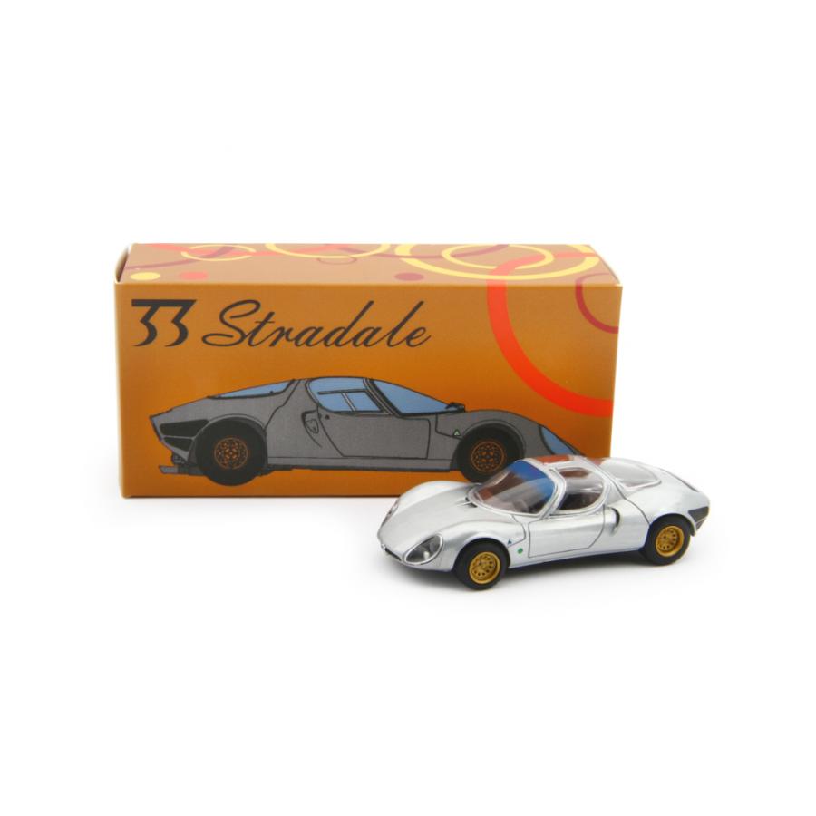 LAUDORACING 1/64 アルファロメオ 33 ストラダーレ 1967 シルバー