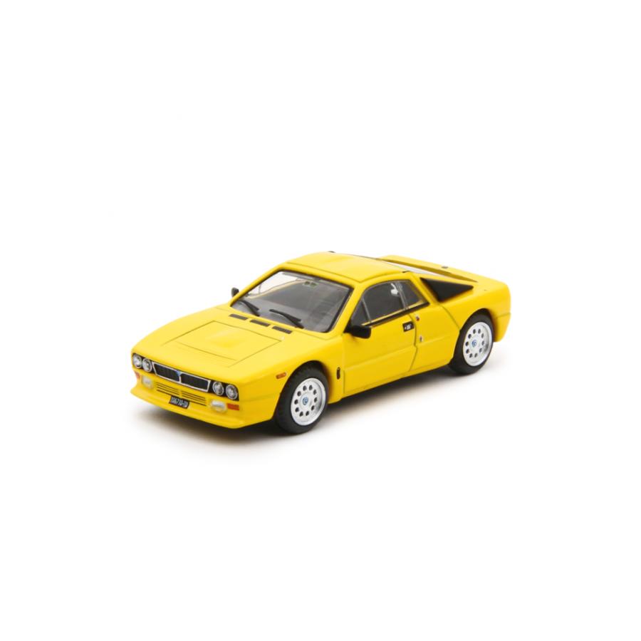 LAUDORACING 1/64 ランチア 037 ラリー ストラダーレ 1982 イエロー