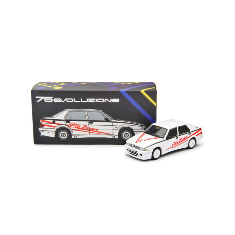 LAUDORACING 1/64 アルファロメオ 75 1.8i ターボ エヴォルツィオーネ