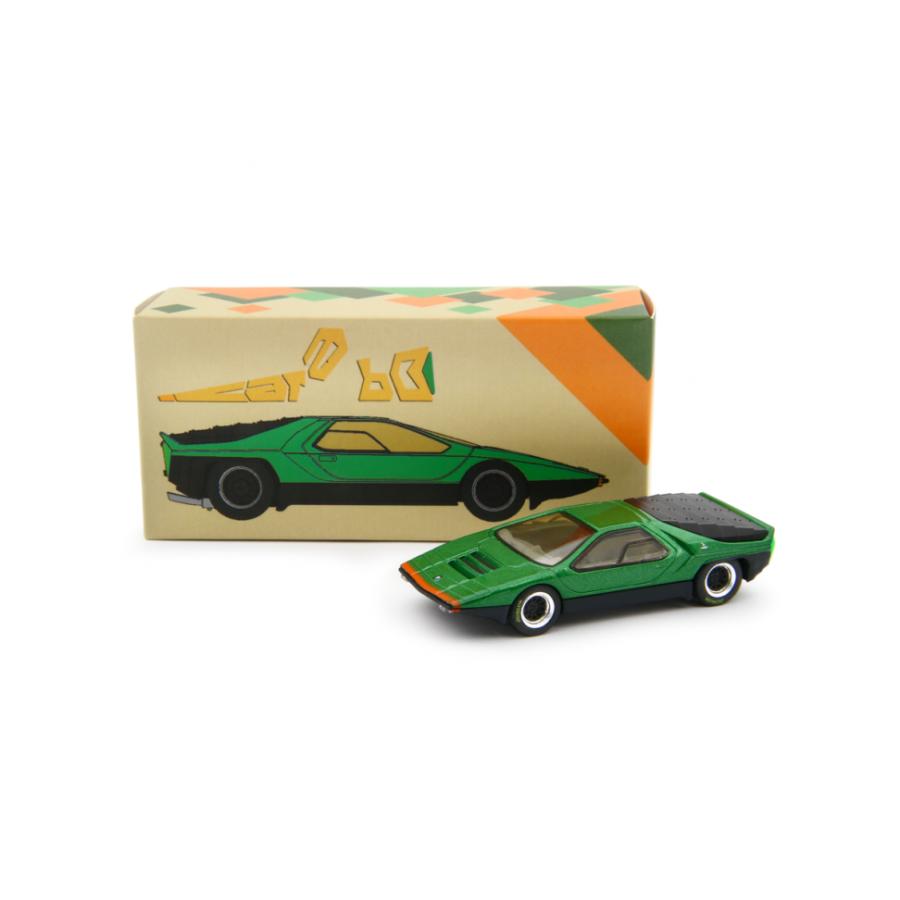 LAUDORACING 1/64 アルファロメオ カラボ ベルトーネ 1968 グリーン