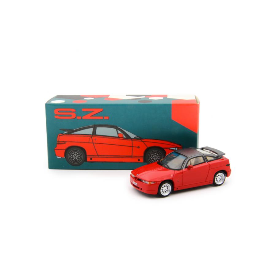 LAUDORACING 1/64 アルファロメオ SZ (ES30) 1989 レッド Alfa Romeo