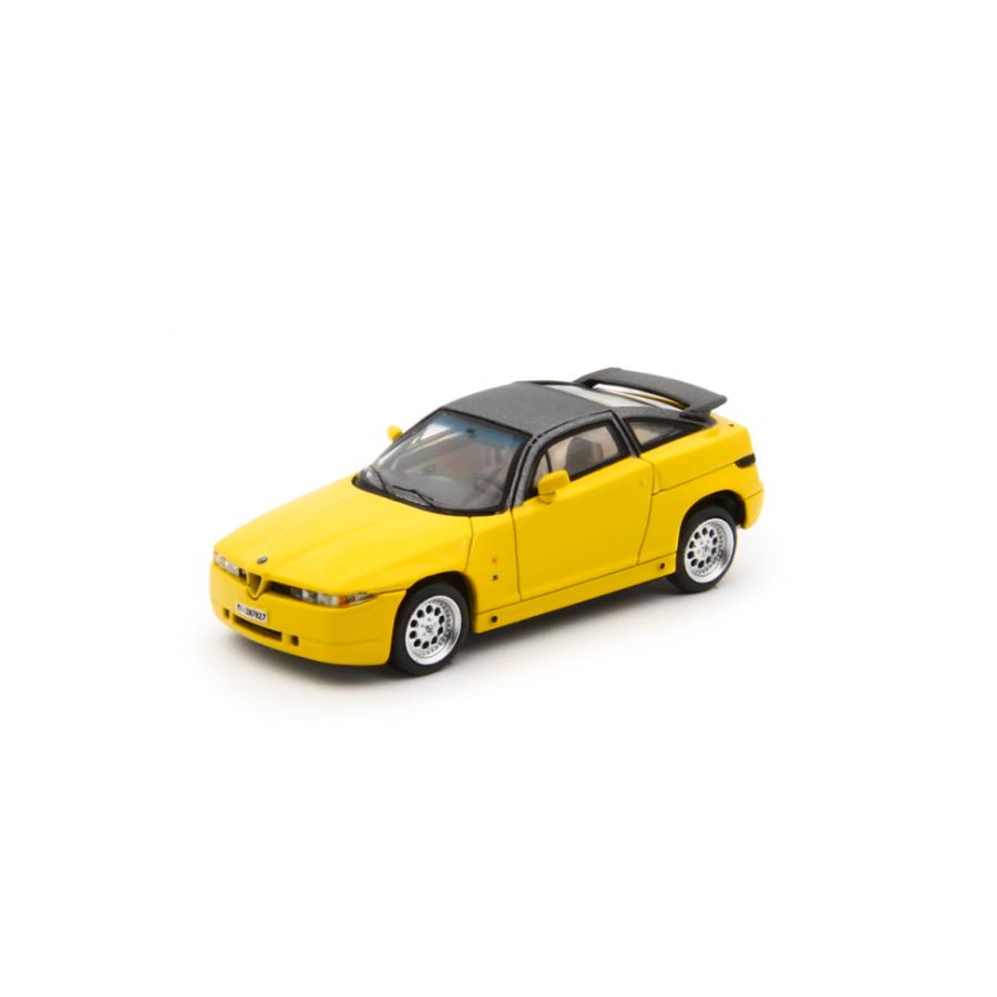 LAUDORACING 1/64 アルファロメオ SZ (ES30) 1989 イエロー Alfa Romeo