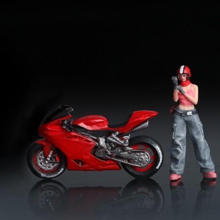 1/64 Ducati カスタムバイク精密塗装完成 Liberty Walk仕様 XTR Pepo: Ducati 999 Tricolore – BikeBound