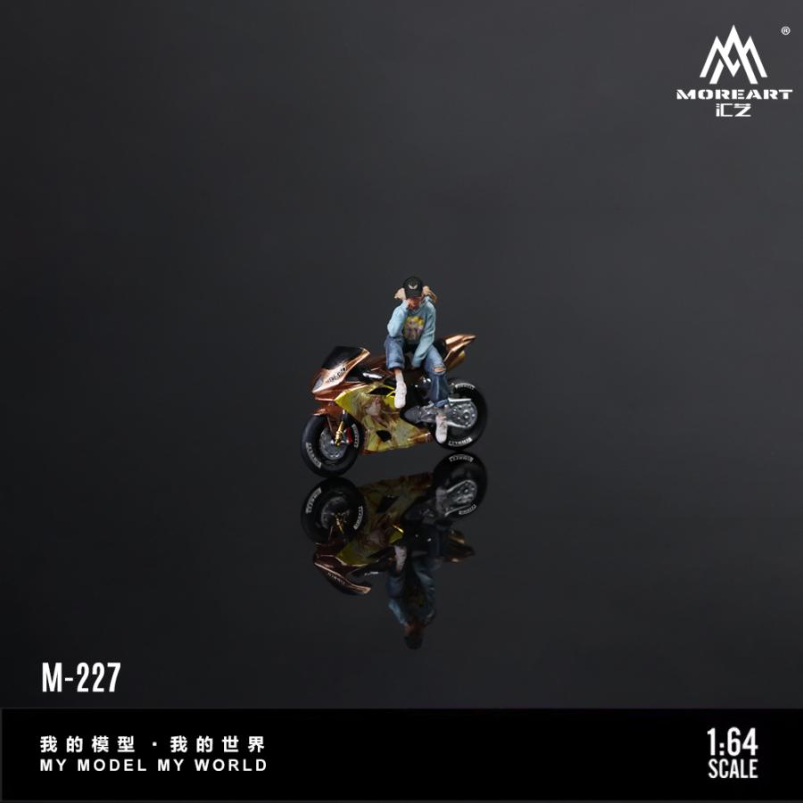 MoreArt 1/64 MV Augusta F4RR & ライダー フィギュア Virgo Livery