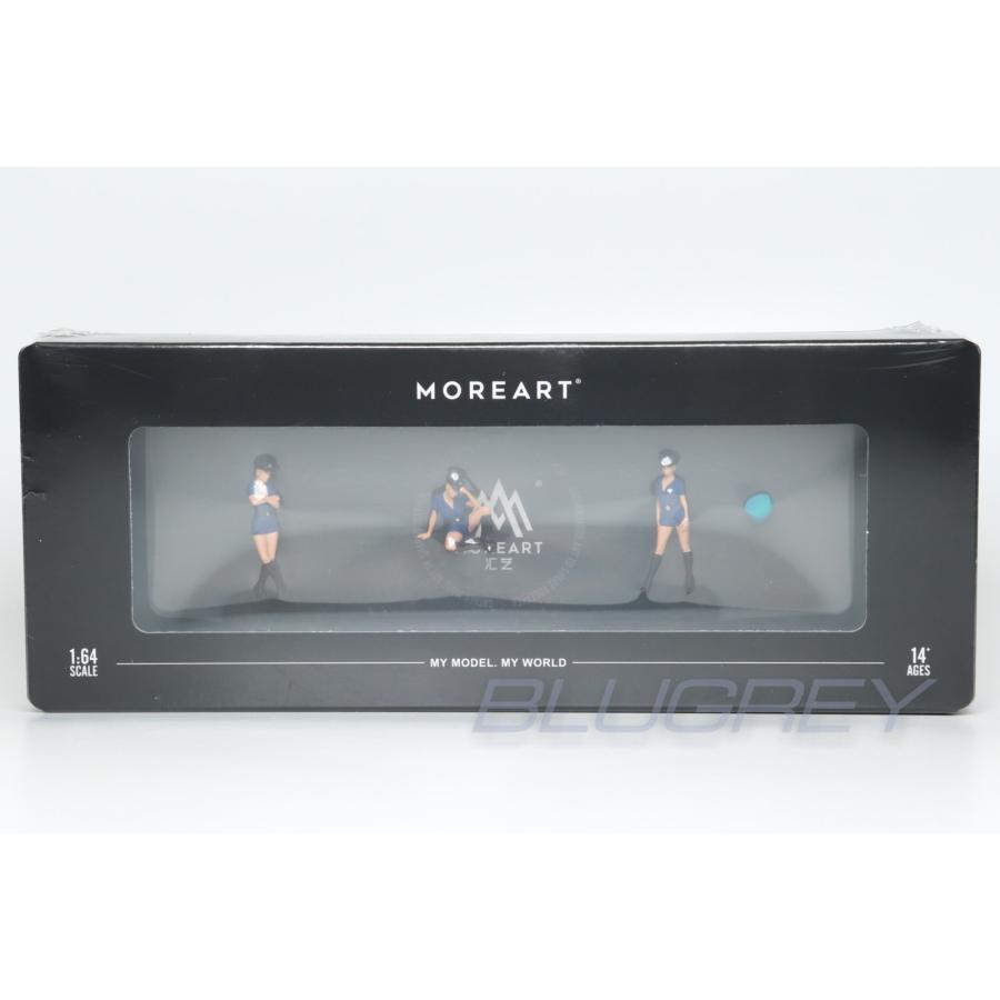MoreArt 1/64 セクシー ポリス ガール フィギュア 3体セット Sexy
