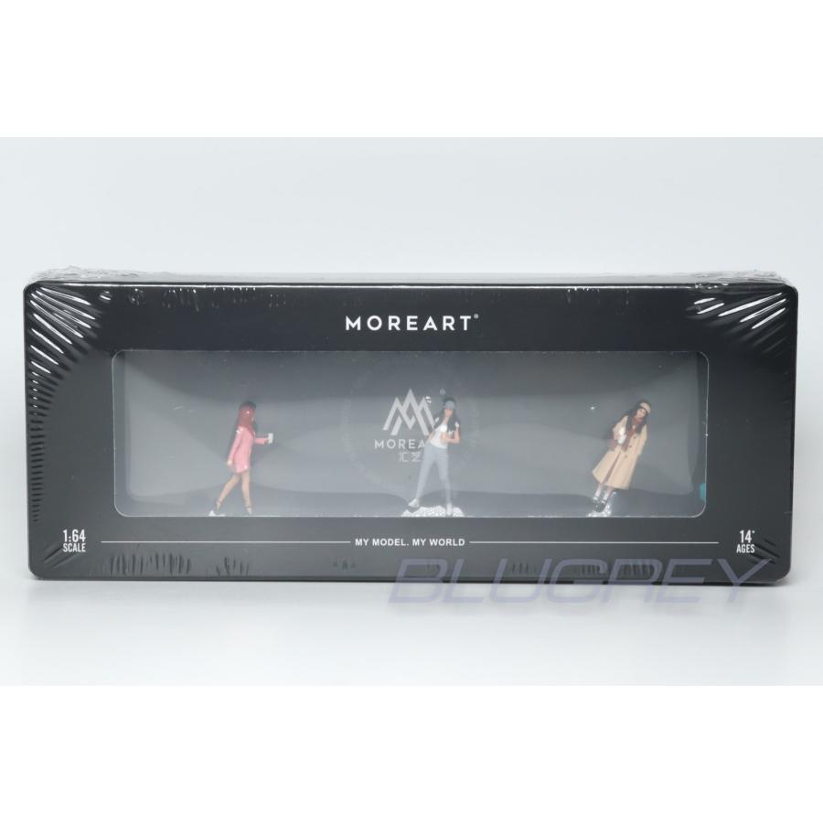 MoreArt 1/64 アーバン 女性 フィギュア 3体セット ミルクティー Urban