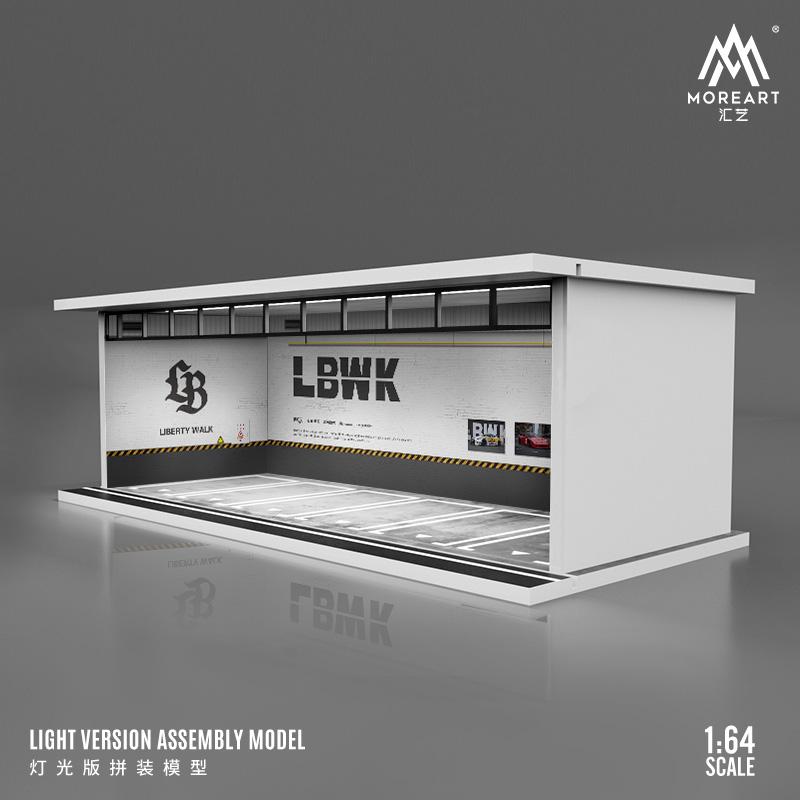 MoreArt 1/64 パーキング ジオラマ 組立キット LBWK リバティー
