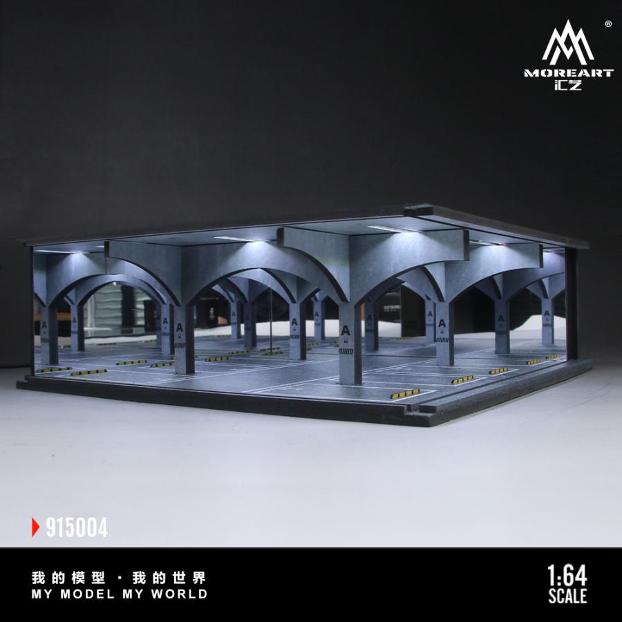 MoreArt 1/64 地下駐車場 04 組立キット ジオラマ ライトアップ