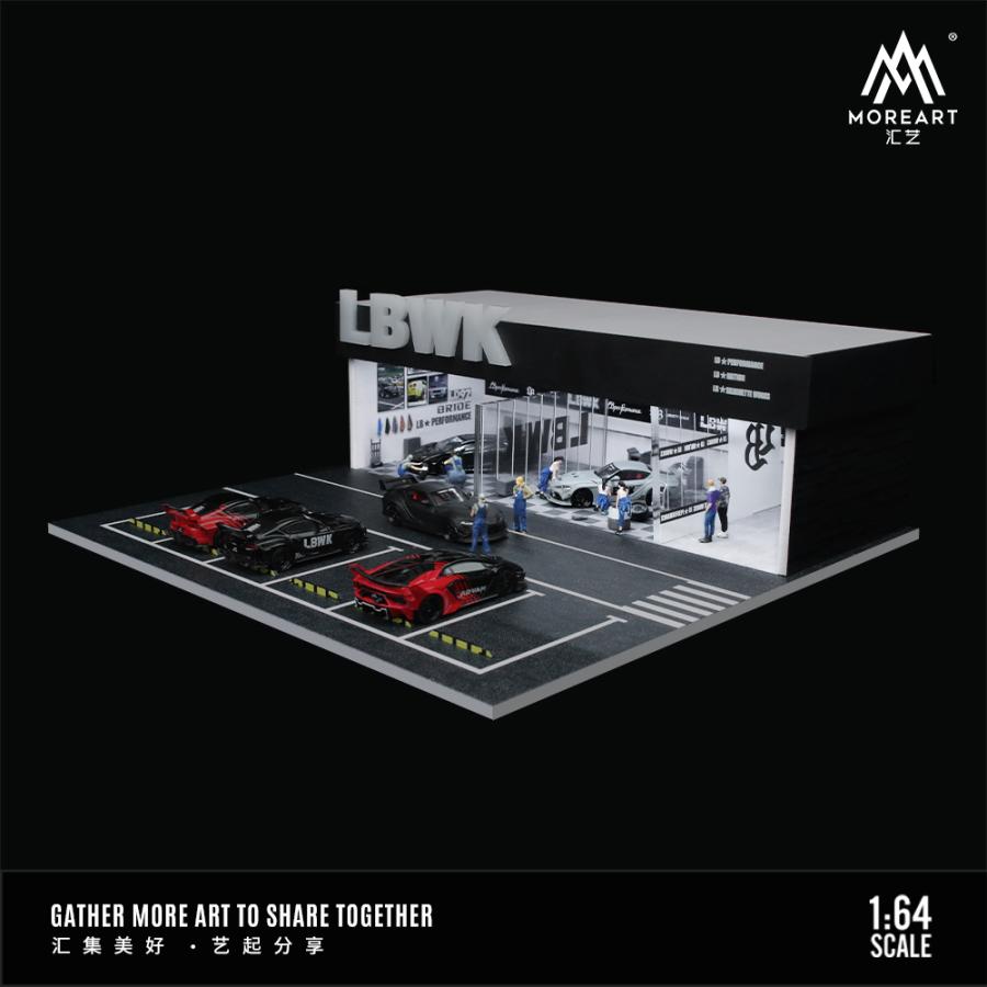 MoreArt 1/64 カスタムショップ 組立キット LBWK リバティーウォーク