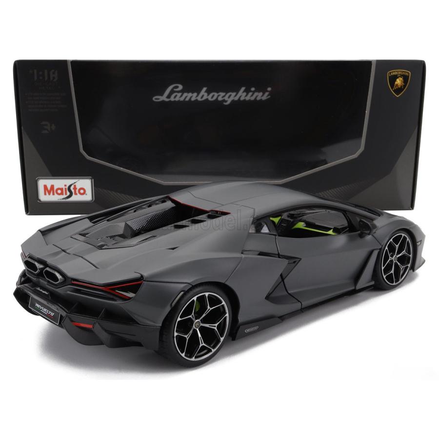 マイスト 1/18 ランボルギーニ レヴエルト 2023 マットグレー 