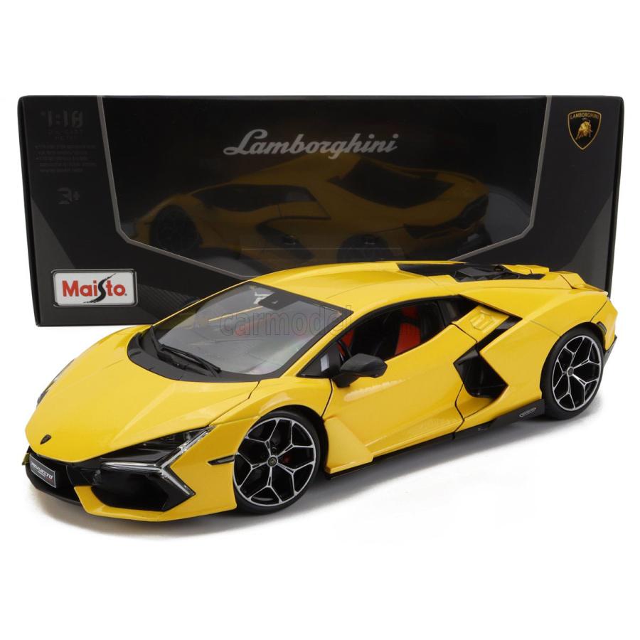 マイスト 1/18 ランボルギーニ レヴエルト 2023 イエロー MAISTO 