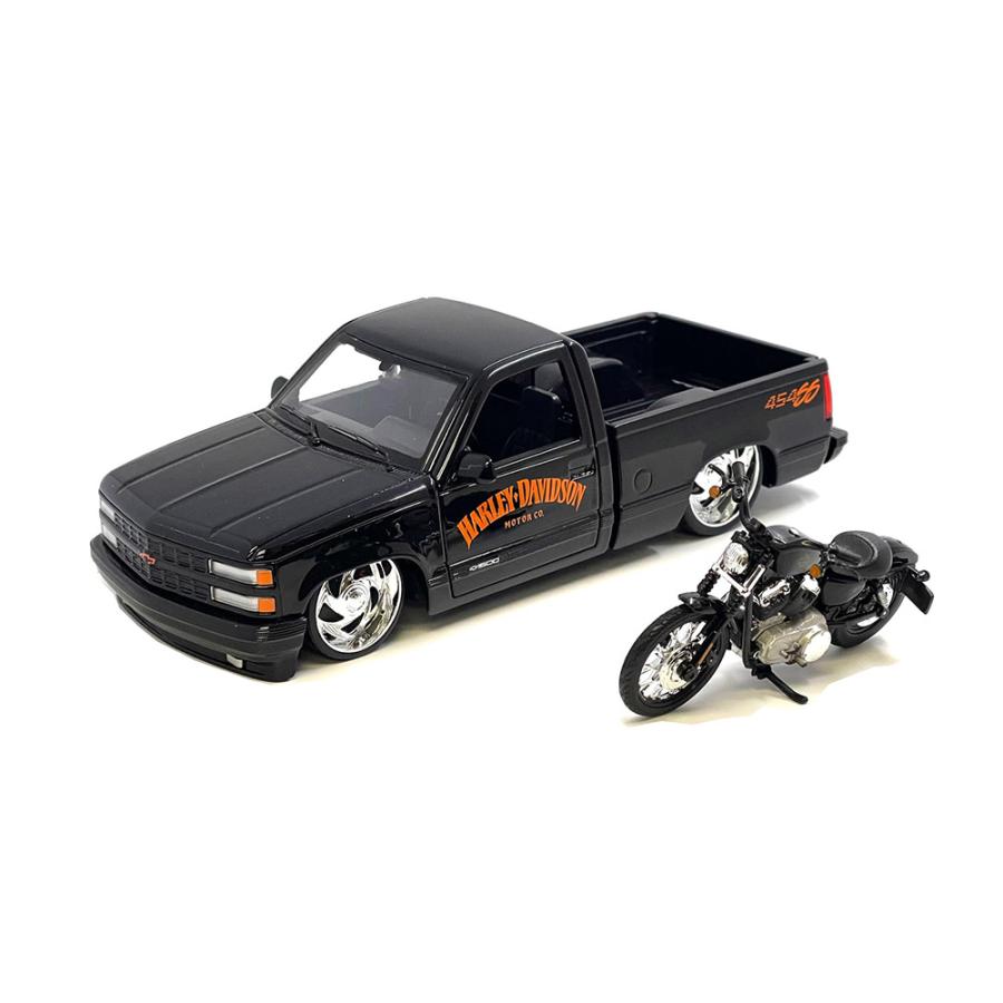 マイスト 1/24 シボレー 454SS ピックアップ 1993 ＆ ハーレー