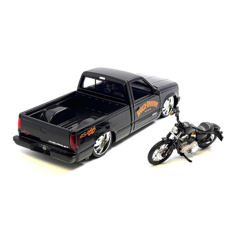 マイスト 1/24 シボレー 454SS ピックアップ 1993 ＆ ハーレー